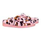 WENDY SLIPPER LEO FUR PINK/MULTI