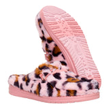 WENDY SLIPPER LEO FUR PINK/MULTI
