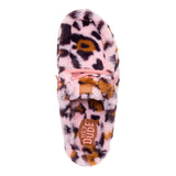 WENDY SLIPPER LEO FUR PINK/MULTI