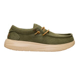 WALLY COMF WORN TWILL BURNT OLIVE/BOULDER TAN