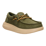 WALLY COMF WORN TWILL BURNT OLIVE/BOULDER TAN