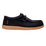 WALLY FULL GRAIN LEATHER BLACK/TOBACCO BROWN