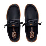 WALLY FULL GRAIN LEATHER BLACK/TOBACCO BROWN
