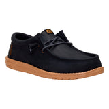 WALLY FULL GRAIN LEATHER BLACK/TOBACCO BROWN