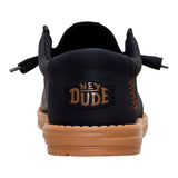 WALLY FULL GRAIN LEATHER BLACK/TOBACCO BROWN