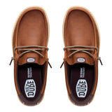 WALLY FULL GRAIN LEATHER ROBE BROWN/MOLE BROWN