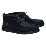 WALLY MID GRIPR LEATHER BLACK/BLACK
