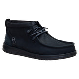 WALLY MID GRIPR LEATHER BLACK/BLACK