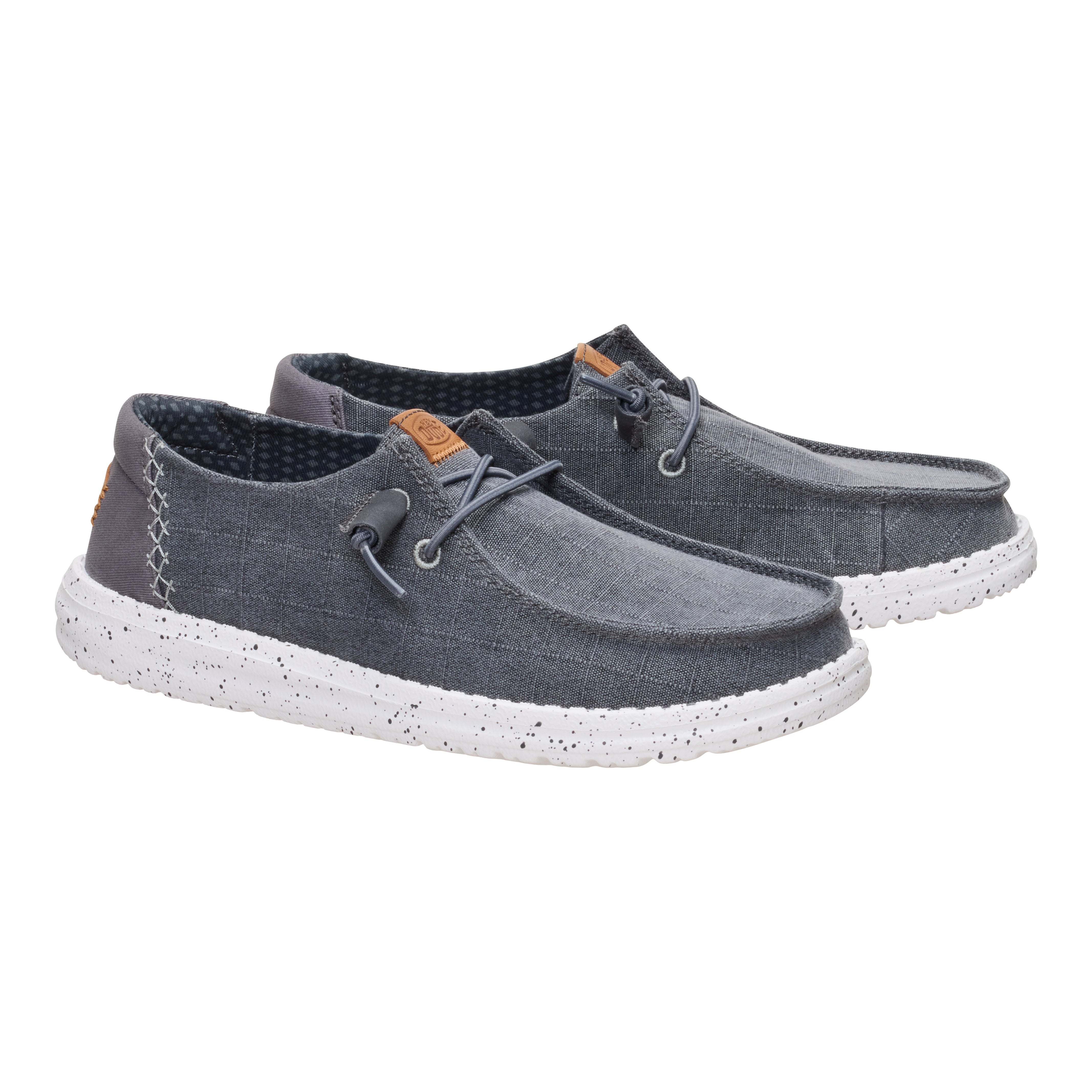 WENDY CHAMBRAY GRID CHARCOAL – HEYDUDE™