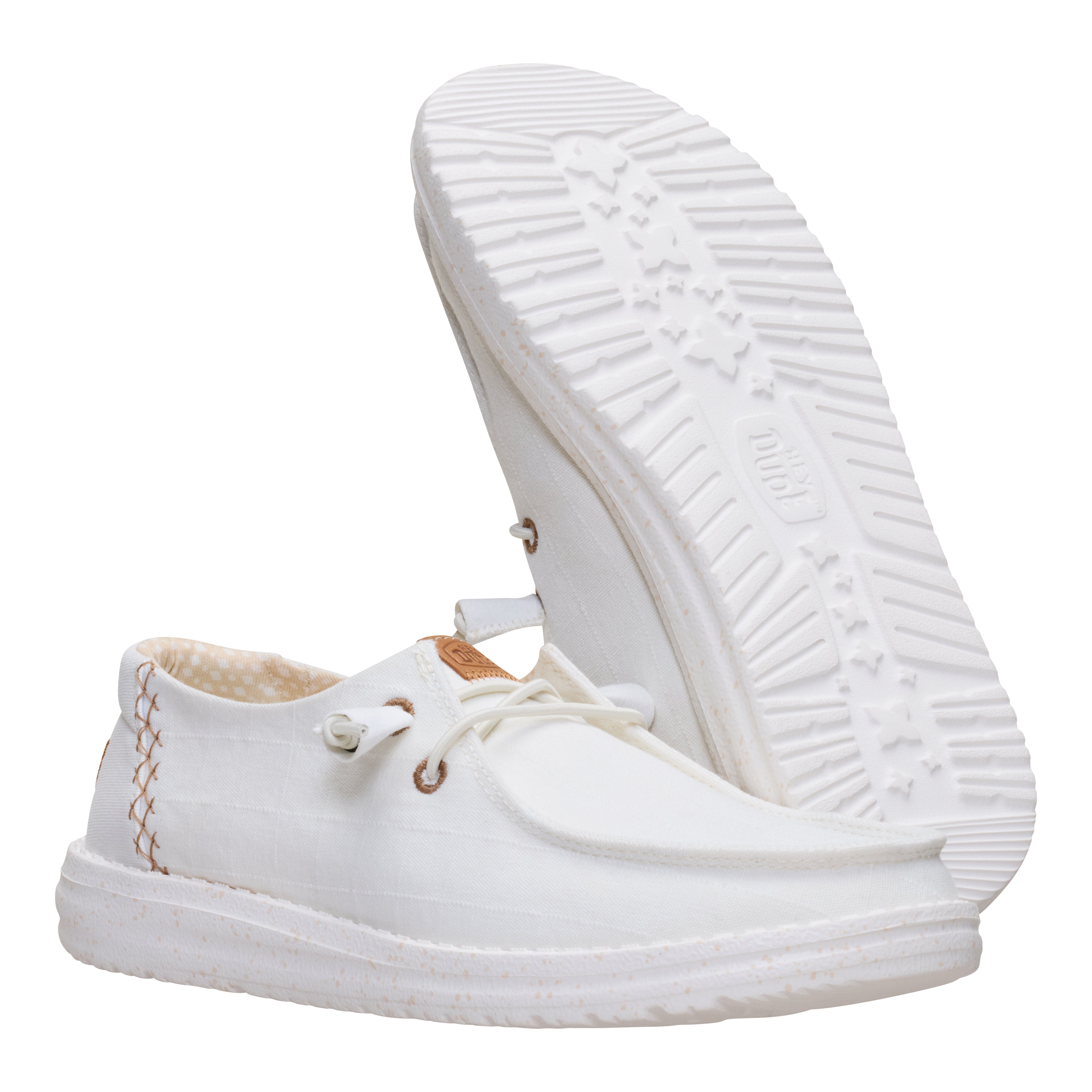 WENDY CHAMBRAY GRID SNOW WHITE – HEYDUDE™