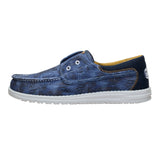 WALLY CRU WASHED PALM NAVY BLAZER/MULTI