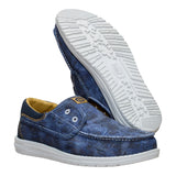 WALLY CRU WASHED PALM NAVY BLAZER/MULTI