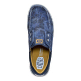 WALLY CRU WASHED PALM NAVY BLAZER/MULTI