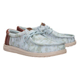 WALLY WASHED PALM HARBOR GREEN/MULTI