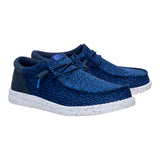 WALLY FUNK STRETCH SPECKLE NAVY BLAZER/MULTI