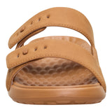WAVE 2 STRAP SLIDE CLASSIC COGNAC