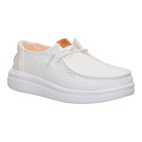 WENDY RISE CHAMBRAY GRID SNOW WHITE