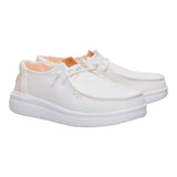 WENDY RISE CHAMBRAY GRID SNOW WHITE