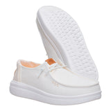 WENDY RISE CHAMBRAY GRID SNOW WHITE