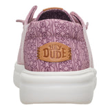 WENDY RISE CHAMBRAY GRID ROSE PURPLE