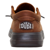WALLY COMF FULL GRAIN LEATHER ROBE BROWN/MOLE BROWN