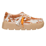 AUSTIN EDGE OXFORD CALF HAIR COGNAC/MULTI