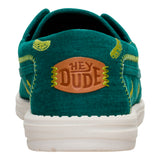 WALLY CRU EMBROIDERED GREEN/MULTI
