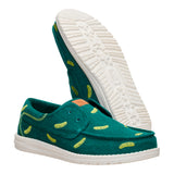 WALLY CRU EMBROIDERED GREEN/MULTI