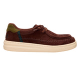 HARPER MOC CRAFTED SUEDE SHAVED CHOCOLATE