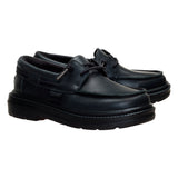 SIENNA BOAT LEATHER BLACK/BLACK