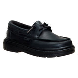 SIENNA BOAT LEATHER BLACK/BLACK