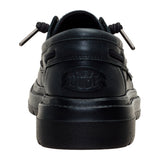 SIENNA BOAT LEATHER BLACK/BLACK