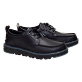 FLINT MOC LEATHER BLACK/POPPY SEED
