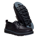 FLINT MOC LEATHER BLACK/POPPY SEED