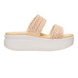 AUSTIN SLIDE WOVEN BOULDER TAN/EGRET