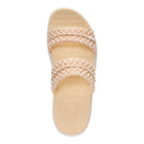 AUSTIN SLIDE WOVEN BOULDER TAN/EGRET