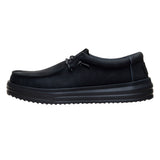 REV TUMBLED LEATHER BLACK/BLACK