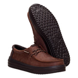 REV TUMBLED LEATHER SHAVED CHOCOLATE/CHOCOLATE TORTE