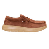 WALLY COMF TETON SUEDE SHAVED CHOCOLATE/MULTI