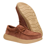 WALLY COMF TETON SUEDE SHAVED CHOCOLATE/MULTI