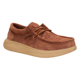 WALLY COMF TETON SUEDE SHAVED CHOCOLATE/MULTI