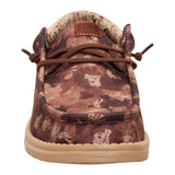 WALLY FUNK DISTRESSED SKULLS SHAVED CHOCOLATE/MULTI