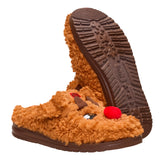 WENDY SLIPPER COZY REINDEER LION ORANGE/DOWNTOWN BROWN