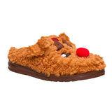 WENDY SLIPPER COZY REINDEER LION ORANGE/DOWNTOWN BROWN