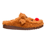 WALLY SLIPPER COZY REINDEER LION ORANGE/DOWNTOWN BROWN