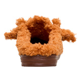 WALLY SLIPPER COZY REINDEER LION ORANGE/DOWNTOWN BROWN