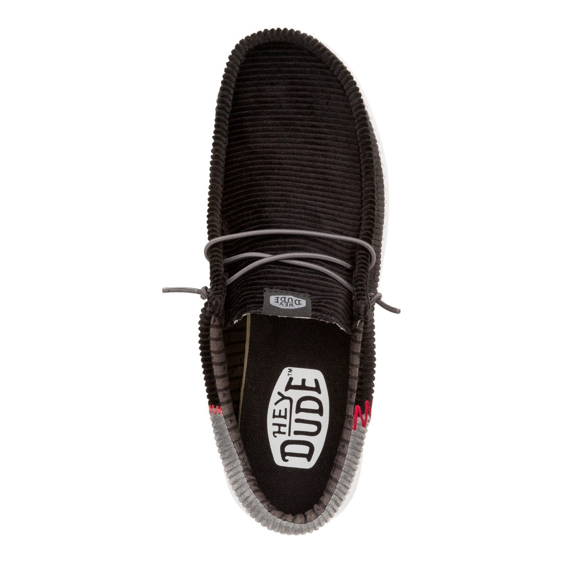 Wally Funk Hey Dude Shoes Black And Red Dude Wally Funk The Buckle