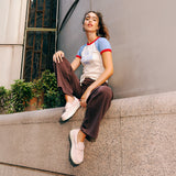 WENDY NXT LOAFER EGRET/WOOD ASH