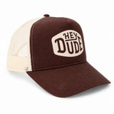 Gorra Trucker HEYDUDE Marrón