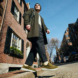 WALLY COMF SUEDE DARK OLIVE/STONE GREY
